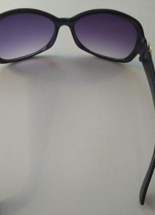 Женские очки от солнца, солнцезащитные очки черного цвета3 фото