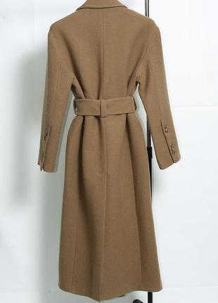 В наявності🔥 нове пальто zara вовняне пальто з поясом camel пальто халат6 фото