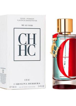 Оригінал carolina herrera ch l'eau 100 ml tester ( кароліна еррера ле ) туалетна вода