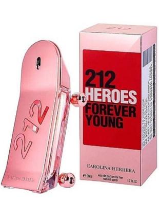 Оригінал carolina herrera 212 heroes for her 50 ml ( кароліна еррера 212 хіроіс ) парфумована вода