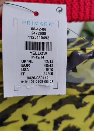 Пляжное платье сетка в анамалистический животный принт primark(12-14 размер)4 фото