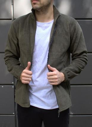 Флисовая кофта на застежке