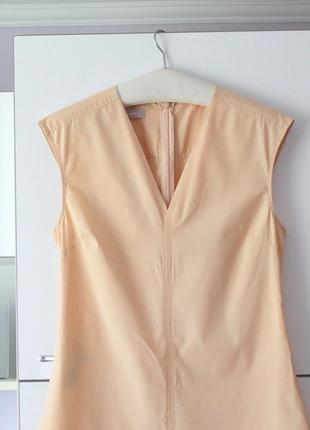 Персиковое платье от дороговенного итальянского бренда stefanel2 фото