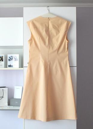 Персиковое платье от дороговенного итальянского бренда stefanel3 фото