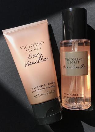 Новинка подарочный набор bare vanilla victoria's secret duo set gift box