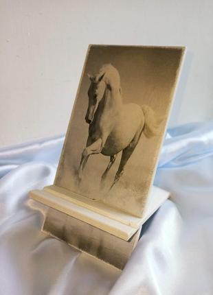 Подставка "белая лошадь" для электронной книги, смартфона, планшета, телефона6 фото