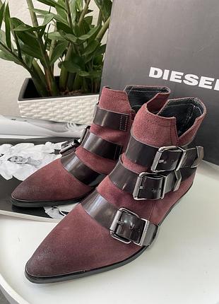 Ботильоны из натуральной замши diesel оригинал♥️🔥