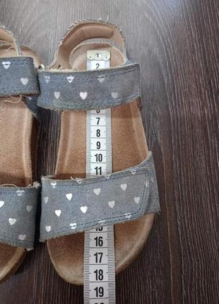 Кожаные босоножки сандалии next 28 размер 17 см стелька.5 фото
