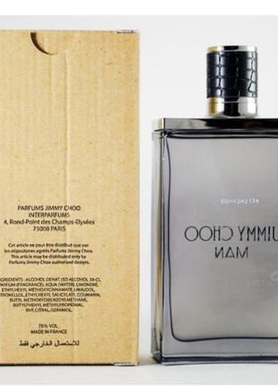 Оригинал jimmy choo man 100 ml tester (дымые чу мен ) туалетная вода