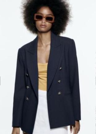 Zara пиджак приталенный xs