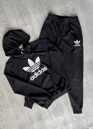 Мужской спортивный трикотажный костюм мужской осенний спортивный костюм adidas1 фото