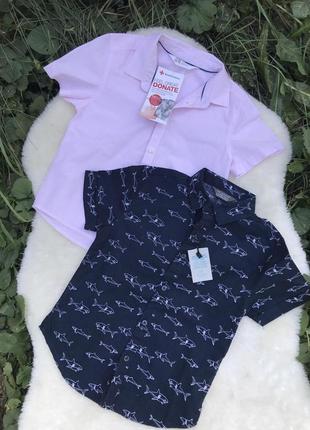 Рубашки мальчику h&amp;m