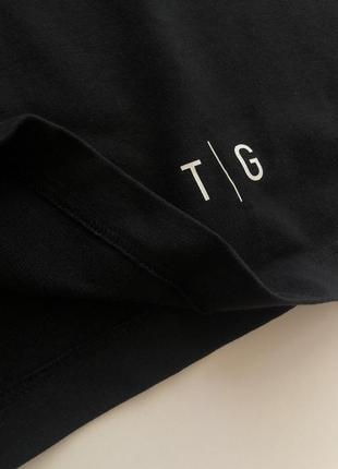 Чорна футболка топ tago t|g оригінал, світшот кроптоп топ укорочена2 фото