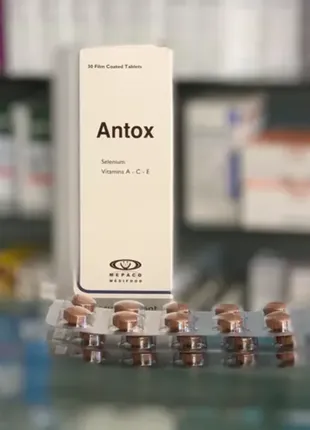 Antox антокс селен, витамин а, с, е антиоксиданты бады египет1 фото