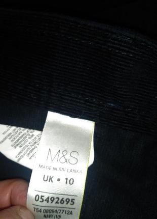 Юбка вельветовая marks&spencer 48р.3 фото