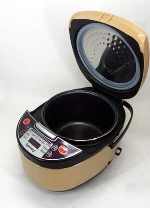 Мультиварка rainberg rb-6207 с фритюрницей, 12 программ, скороварка пароварка...