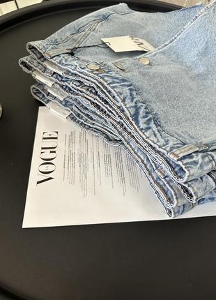 Юбка шорты джинсовая zara, размер s5 фото