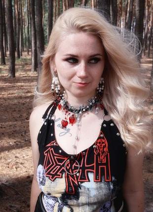 Bloody necklace з кривавими сердцями