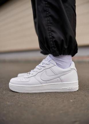 Nike air force 1 classic white унисекс2 фото