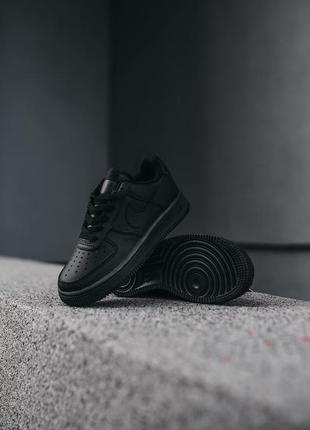 Дитячі кросівки nike air force 1 black4 фото