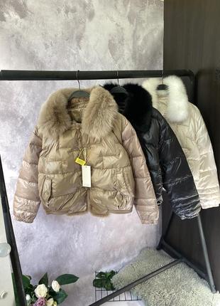 Куртка с натуральным мехом