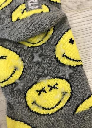 Шкарпетки смайлики антиковзні з тормозами4 фото