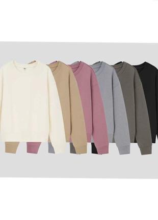 Світшот uniqlo s, м сірий