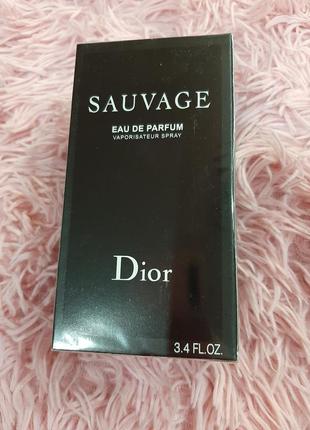 Новинка! элитный шикарный парфюм dior sauvage 100ml абсолютно новый запечатан (лиц.)