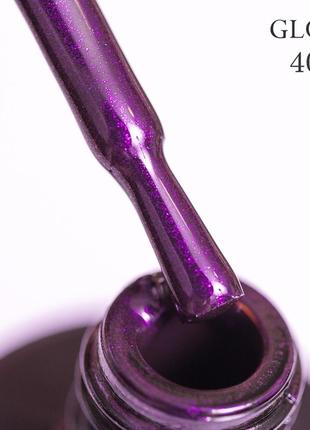 Гель-лак gloss 405 (фіолетовий з мікроблиском), 11 мл
