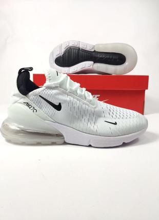 Кросівки nike air max 270 (бело-черные)6 фото