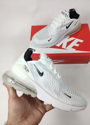 Кросівки nike air max 270 (бело-черные)8 фото