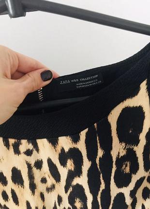 Сукня плаття zara леопардове 4