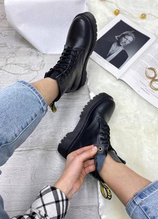 Кожаные сапоги dr.martens8 фото