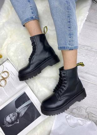 Кожаные сапоги dr.martens4 фото