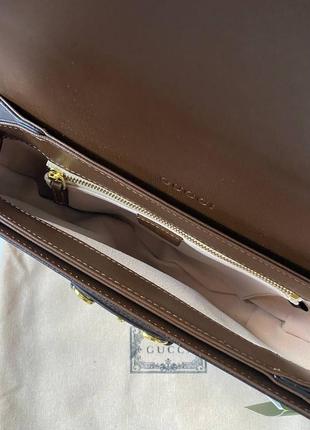 Крутая небольшая женская сумка  шикарная кожаная премиум.     gucci4 фото