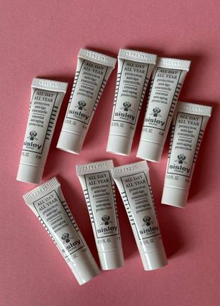 Антивозрастной крем для лица sisley all day all year essential anti-aging day care миниатюры по 4мл