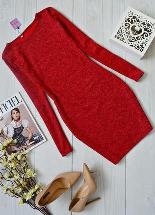 Платье футляр из ангоры в цветах. распродаж