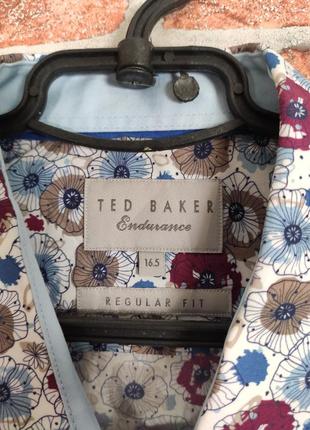 Сорочка з візерунком з квітами ted baker3 фото