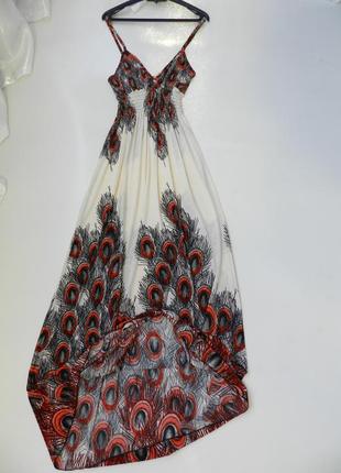 Гарний сарафан у підлогу на регульованих бретельках з гумкою на талії яка особисто підкреслює вашу ф