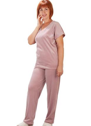 Комплект жіночий велюровий