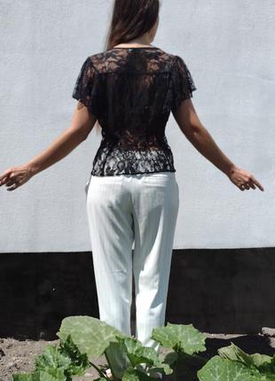 Красивая гипюровая летняя блуза h&m4 фото