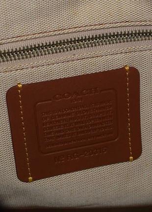 Coach rogue pebble leather (женская премиальная кожаная сумка коач7 фото