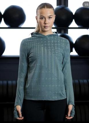 Nike adv hoodie ld21 jade smoke  кофта худі жіноча для спорту