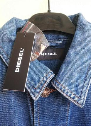 Чоловіча джинсова куртка r-elshar-xp jacket diesel оригінал7 фото