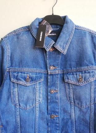 Мужская джинсовая куртка r-elshar-xp jacket diesel оригинал5 фото