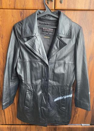 Кожаная черная куртка, l, wilsons the leather expert2 фото