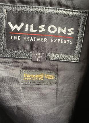 Кожаная черная куртка, l, wilsons the leather expert4 фото