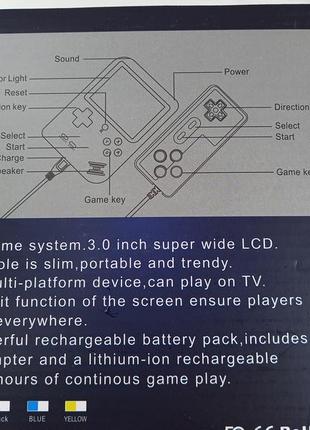Ігрова консоль sup game box денді 400 in 1 400 ігр портитивна ігрова приставка з джойстиком для 2-х6 фото