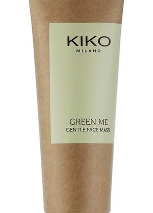 Маска для лица - kiko milano green me gentle face mask 75ml2 фото