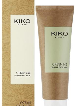 Маска для лица - kiko milano green me gentle face mask 75ml1 фото